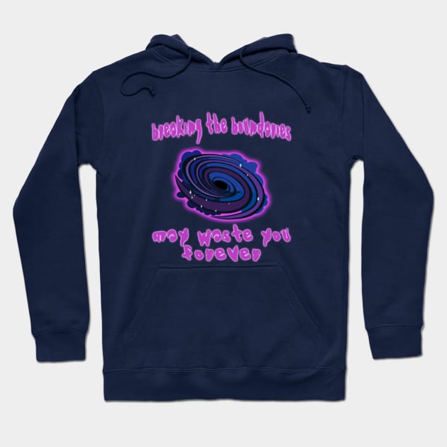 dark black hole Hoodie by focusLBdesigns